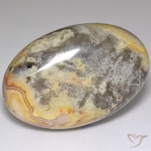 Jaspe Multicolore naturelle ovale, 51.53 ct, Opaque