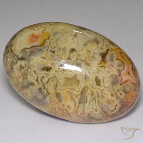59.84ct Naturel Multicolore Jaspe, ovale, Opaque