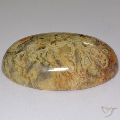 Jaspe Multicolore naturelle ovale, 59.84 ct, Opaque