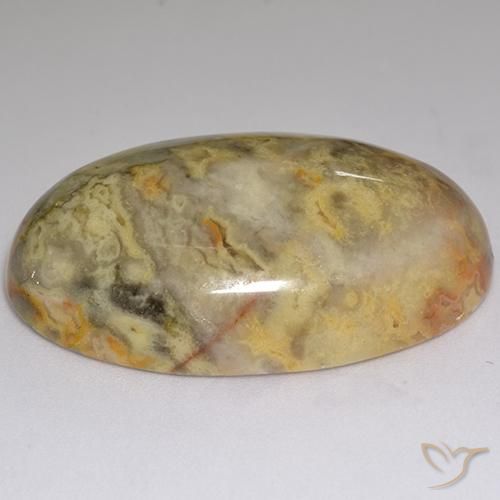 Jaspe Multicolore naturelle ovale, 59.96 ct, Opaque