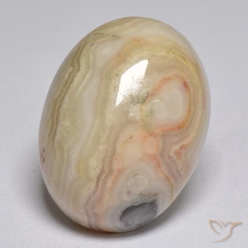 19.80ct Naturel Multicolore Jaspe, ovale, Opaque