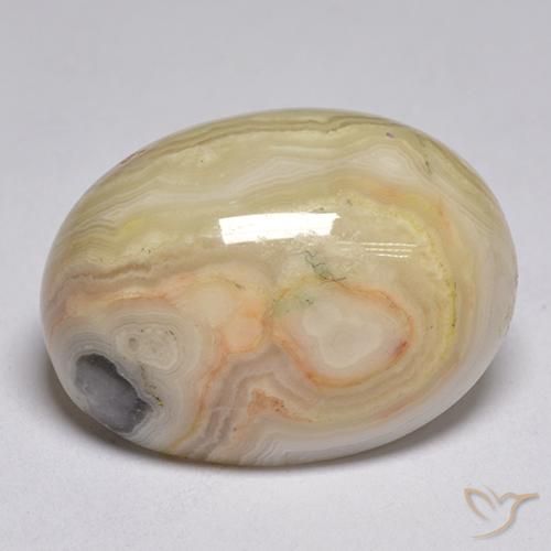 Jaspe Multicolore naturelle ovale, 19.80 ct, Opaque