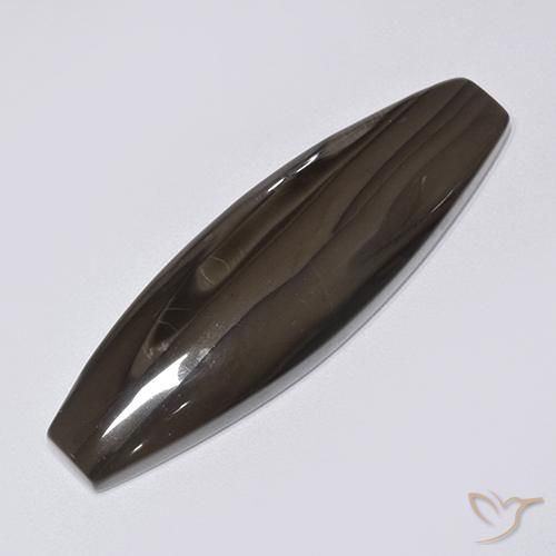 22.16ct Naturel Marron foncé Jaspe, Fantaisie, Opaque