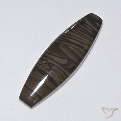 21.96ct Naturel Brun moyen Jaspe, Fantaisie, Opaque