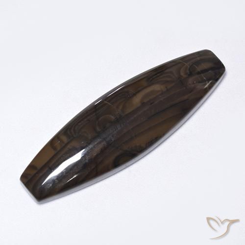 21.33ct Naturel Brun chocolat Jaspe, Fantaisie, Opaque