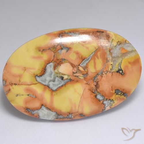 57.58ct Naturel Multicolore Jaspe, ovale, Opaque