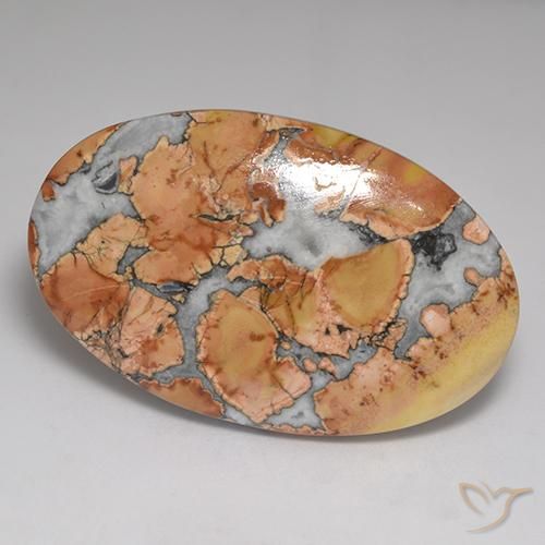 Jaspe Multicolore naturelle ovale, 57.90 ct, Opaque