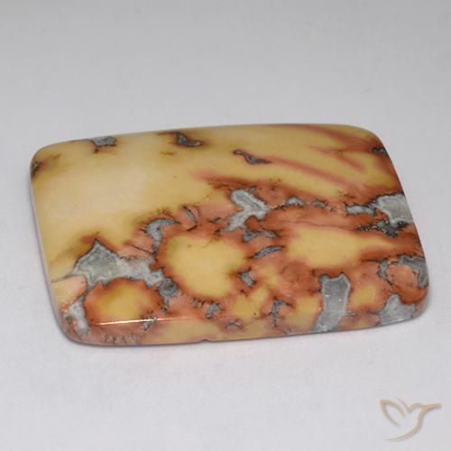 Jaspe Multicolore naturelle Coussin, 65.37 ct, Opaque