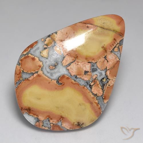 47.77ct Naturel Multicolore Jaspe, Fantaisie, Opaque