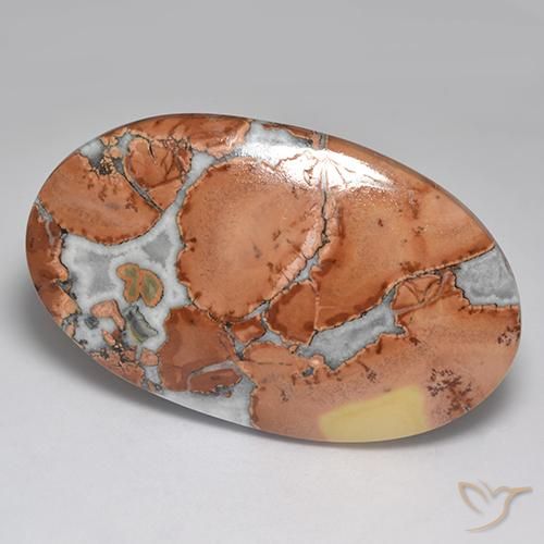 Jaspe Multicolore naturelle ovale, 68.68 ct, Opaque