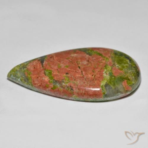 Jaspe Multicolore naturelle En forme de poire, 41.42 ct, Opaque