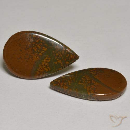 Shop natural 15.00ct Multicolore Jaspe gems, En forme de poire, from Indonésie at GemSelect. In stock, global shipping!