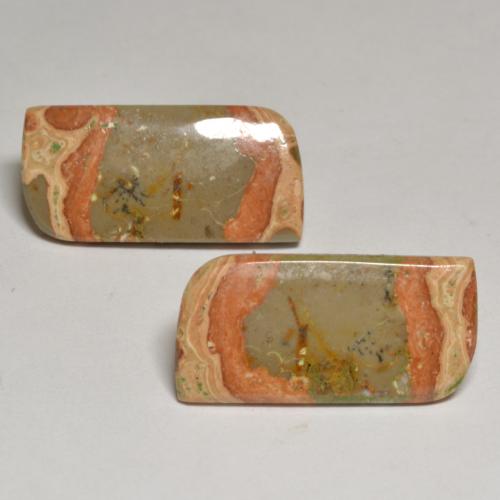 Achetez naturel 19,13ct multicolore jaspe gems, forme fantaisie, en provenance indonésie chez gemselect. en stock, livraison internationale!