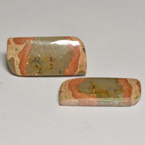 Achetez naturel 19,13ct multicolore jaspe gems, forme fantaisie, en provenance indonésie chez gemselect. en stock, livraison internationale!