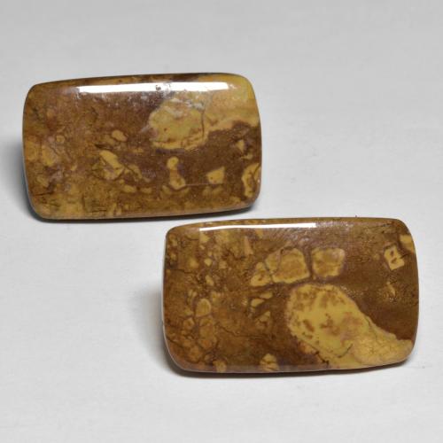 Achetez naturel 26.16ct Multicolore Jaspe gems, Coupe coussin, En provenance Indonésie chez GemSelect. En stock, livraison internationale!