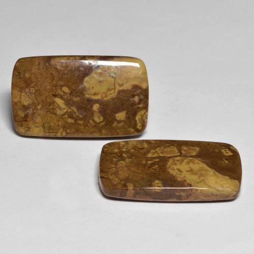 Achetez naturel 26.16ct Multicolore Jaspe gems, Coupe coussin, En provenance Indonésie chez GemSelect. En stock, livraison internationale!