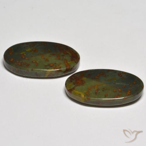 Shop natural 18.15ct Multicolore Jaspe gems, ovale, from Indonésie at GemSelect. In stock, global shipping!