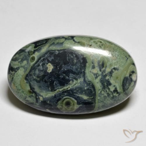 33.58ct Naturel Multicolore Jaspe, ovale, Opaque