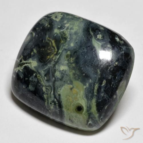 33.52ct Naturel Multicolore Jaspe, Coussin, Opaque