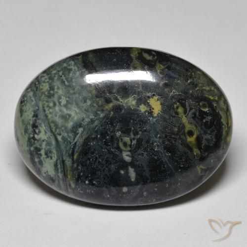 34.00ct Naturel Multicolore Jaspe, ovale, Opaque
