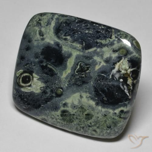 35.95ct Naturel Multicolore Jaspe, Coussin, Opaque