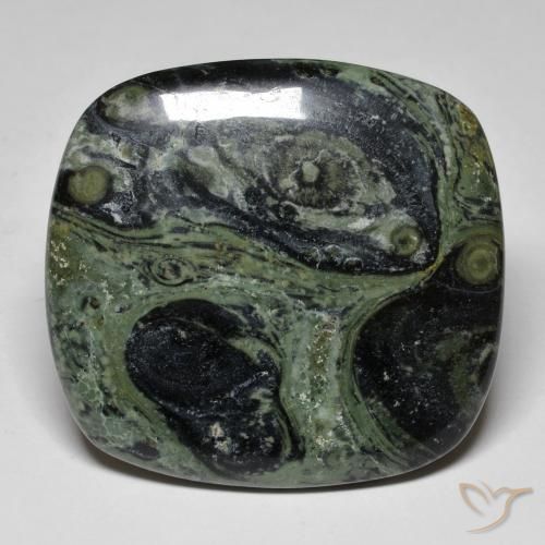 Jaspe Multicolore naturelle Coussin, 39.04 ct, Opaque