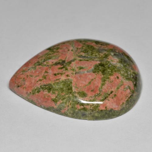 Jaspe Multicolore naturelle En forme de poire, 53.99 ct, Opaque