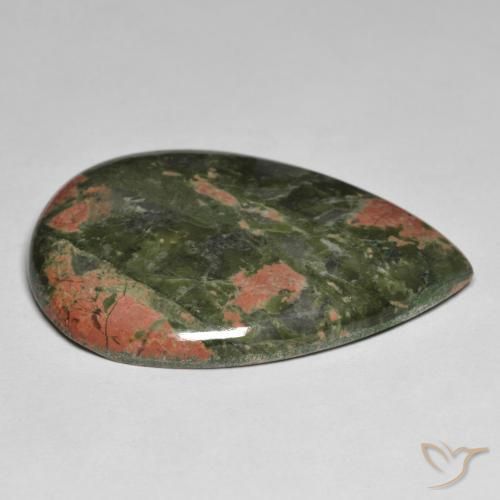 Jaspe Multicolore naturelle En forme de poire, 56.12 ct, Opaque