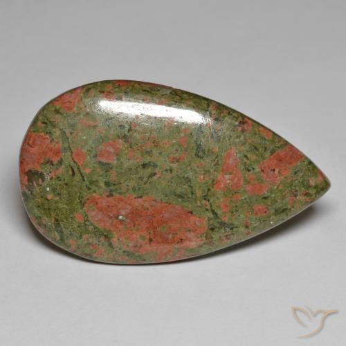Jaspe Multicolore naturelle En forme de poire, 40.05 ct, Opaque