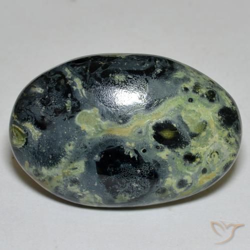 24.78ct Naturel Multicolore Jaspe, ovale, Opaque
