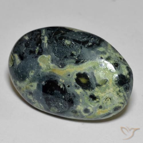 Jaspe Multicolore naturelle ovale, 24.78 ct, Opaque