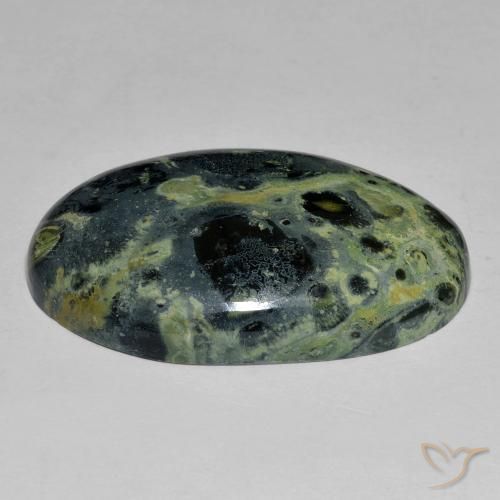 Jaspe Multicolore naturelle ovale, 24.78 ct, Opaque