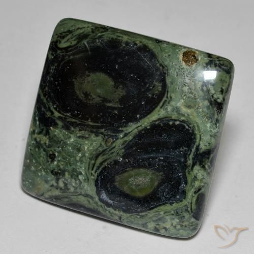 37.53ct Naturel Multicolore Jaspe, Carré, Opaque