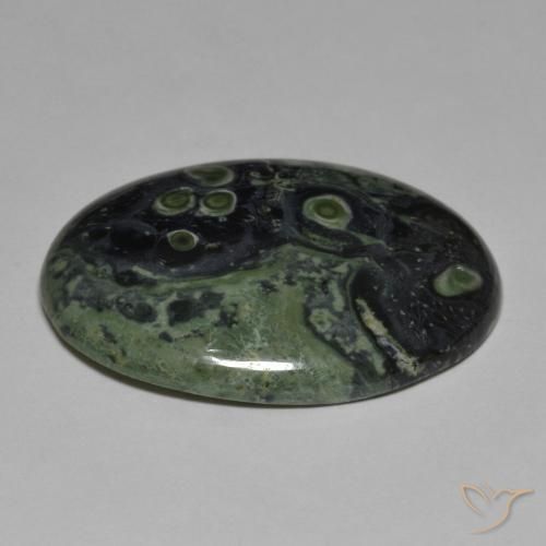 Jaspe Multicolore naturelle ovale, 36.38 ct, Opaque
