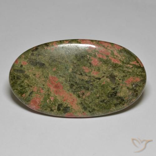 Jaspe Multicolore naturelle ovale, 92.02 ct, Opaque