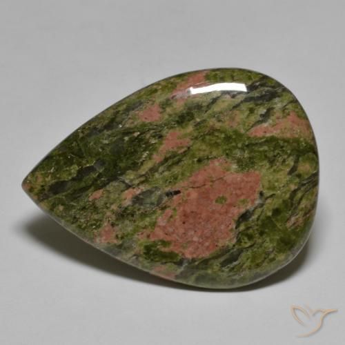 33.14ct Naturel Multicolore Jaspe, En forme de poire, Opaque