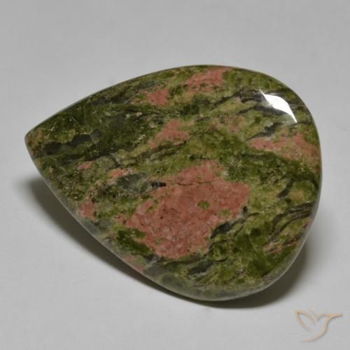 Jaspe Multicolore naturelle En forme de poire, 33.14 ct, Opaque