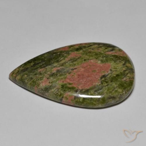 Jaspe Multicolore naturelle En forme de poire, 33.14 ct, Opaque