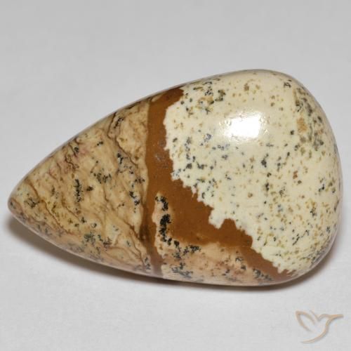 24.18ct Naturel Multicolore Jaspe, En forme de poire, Opaque