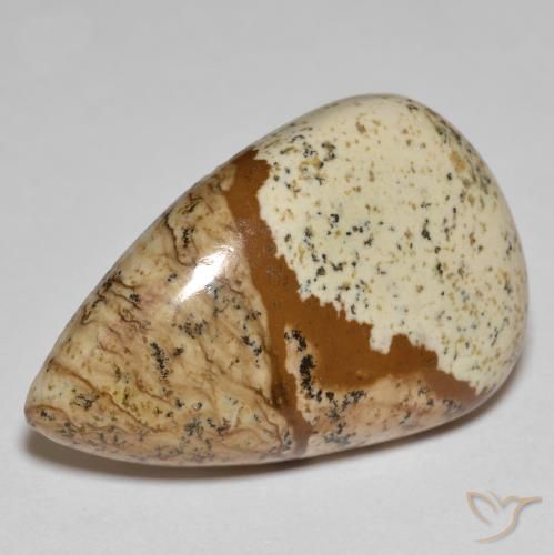 Jaspe Multicolore naturelle En forme de poire, 24.18 ct, Opaque