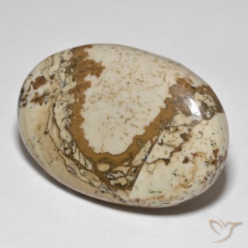 Jaspe Multicolore naturelle ovale, 42.85 ct, Opaque