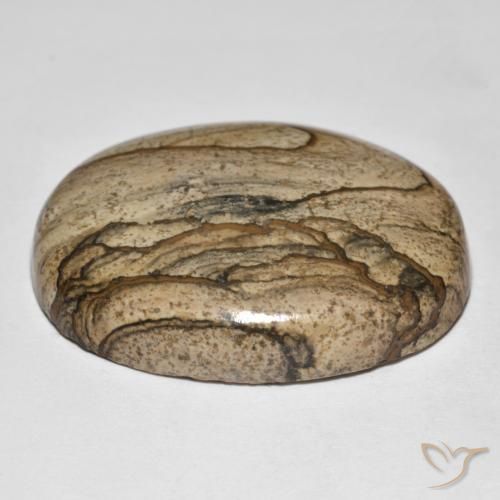 Jaspe Multicolore naturelle ovale, 50.05 ct, Opaque