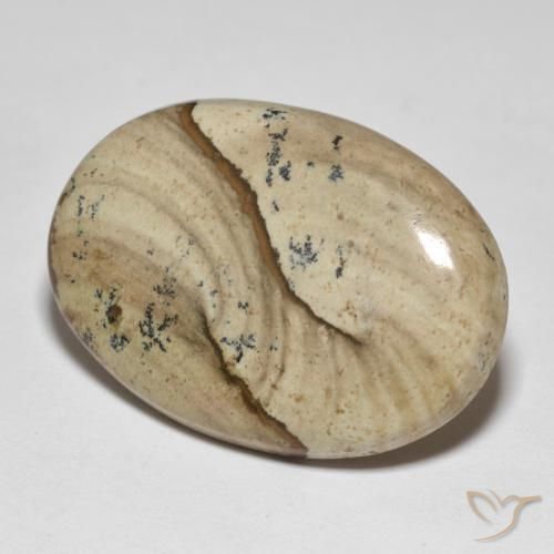 23.20ct Naturel Multicolore Jaspe, ovale, Opaque