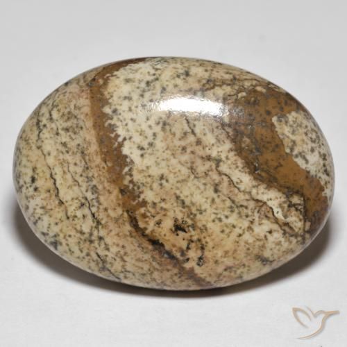 39.03ct Naturel Multicolore Jaspe, ovale, Opaque