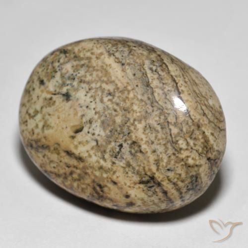 Jaspe Multicolore naturelle ovale, 42.34 ct, Opaque