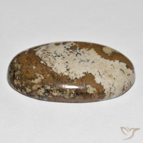 Jaspe Multicolore naturelle ovale, 34.78 ct, Opaque