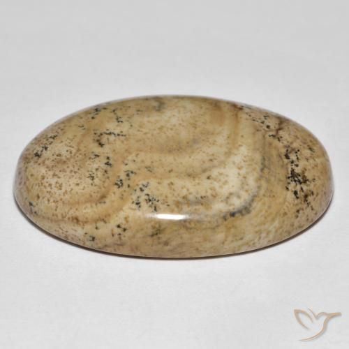 Jaspe Multicolore naturelle ovale, 31.50 ct, Opaque