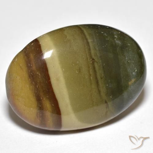 Jaspe Multicolore naturelle ovale, 22.93 ct, Opaque