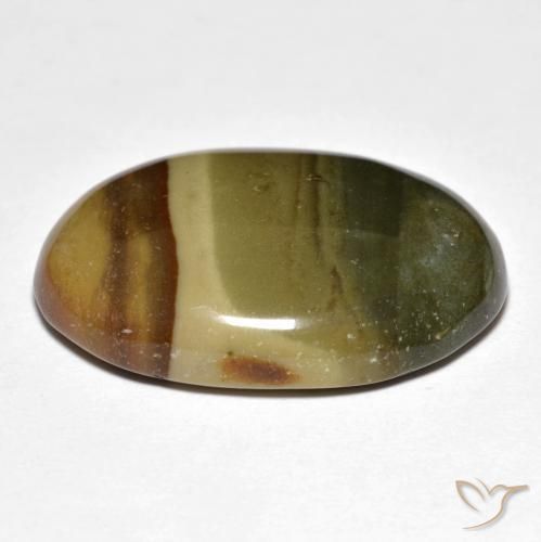 Jaspe Multicolore naturelle ovale, 22.93 ct, Opaque