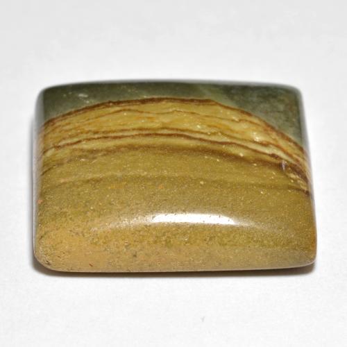 Jaspe Multicolore naturelle Carré, 24.80 ct, Opaque